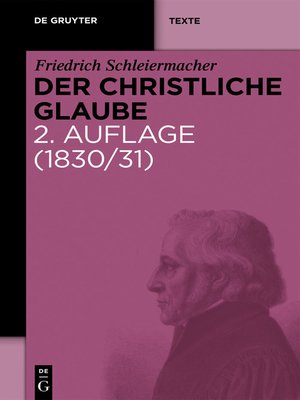 cover image of Der christliche Glaube